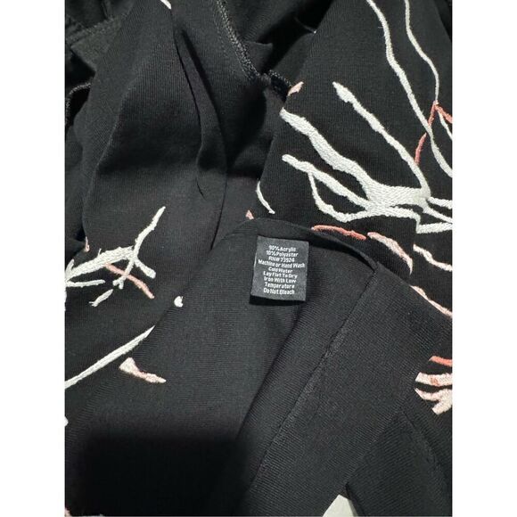 Misook Embroidered knit sweater art to wear XL - Picture 4 of 6